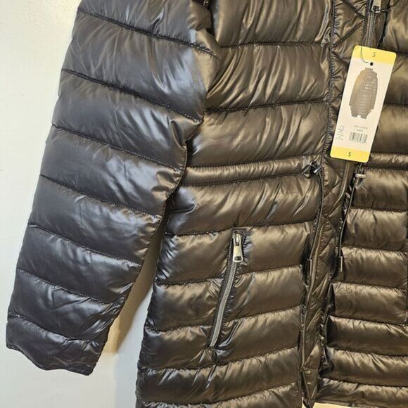 Kenneth Cole Ladies' Quilted Anorak Jacket Color Black / Size Small / New - Picture 8 of 13